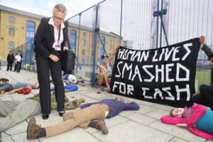 Broad coalition escalates campaign against London arms fair