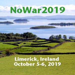 Announcing NoWar2019 in Limerick, Ireland, October 5-6