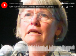 Talk Nation Radio: Annette Brownlie: Australia Better Without U.S. Troops