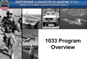 Program 1033, the transfer of US military equipment to police