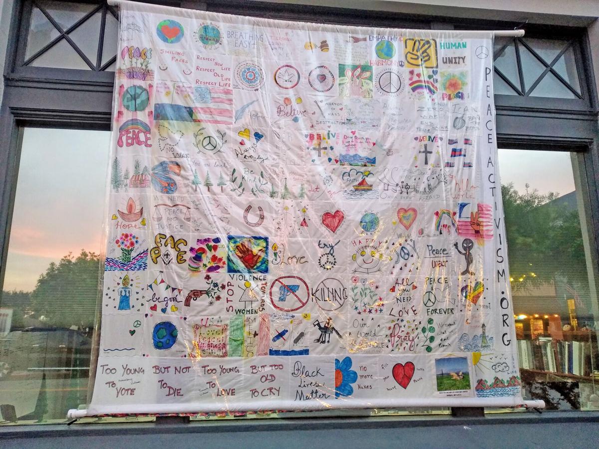 peace flag quilt