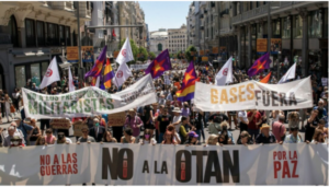 No To NATO In Madrid