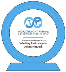 Whidbey Environmental Action Network to receive War Abolisher Award