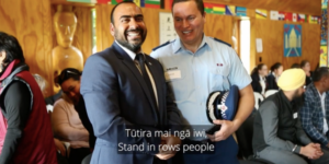 Hawke's Bay Peace Pole Project Gifting Ceremony at Te Aranga Marae, Flaxmere