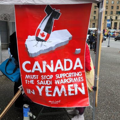 Vancouver protest in support of Yemen
